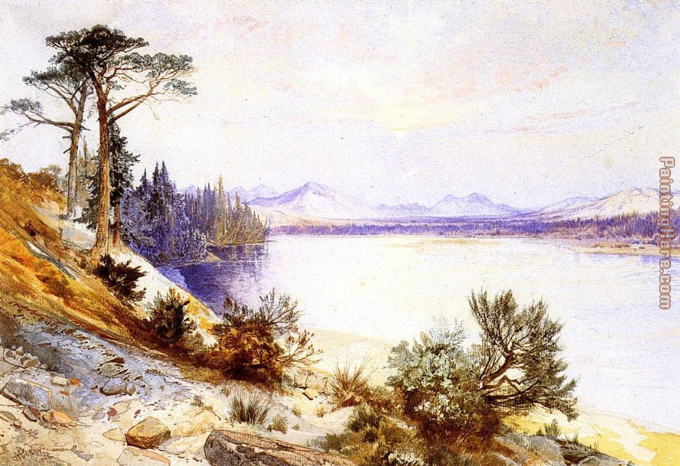 Head of the Yellowstone River painting - Thomas Moran Head of the Yellowstone River art painting